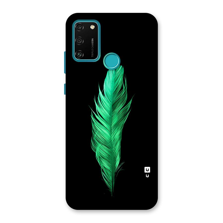 Beautiful Green Feather Back Case for Honor 9A