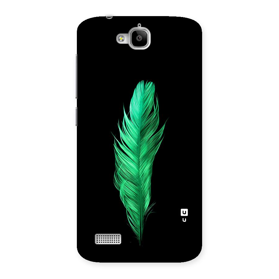Beautiful Green Feather Back Case for Honor Holly