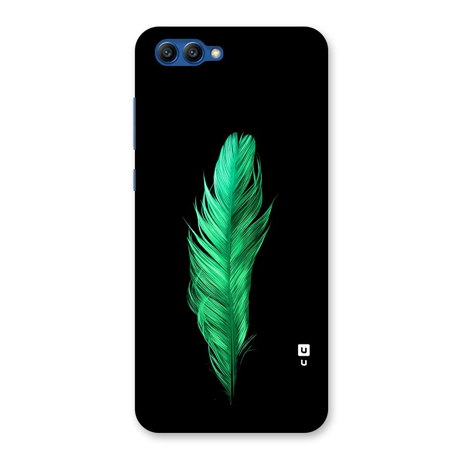 Beautiful Green Feather Back Case for Honor View 10