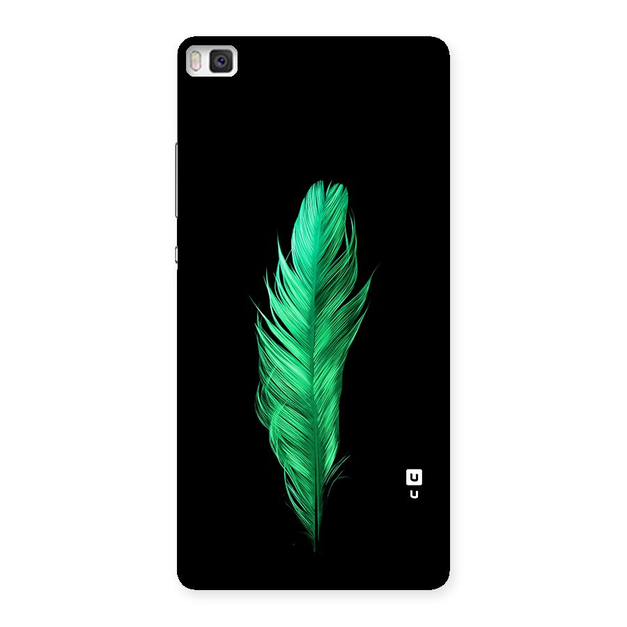 Beautiful Green Feather Back Case for Huawei P8