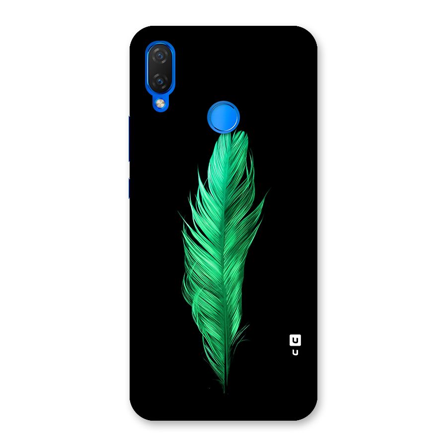 Beautiful Green Feather Back Case for Huawei P Smart+