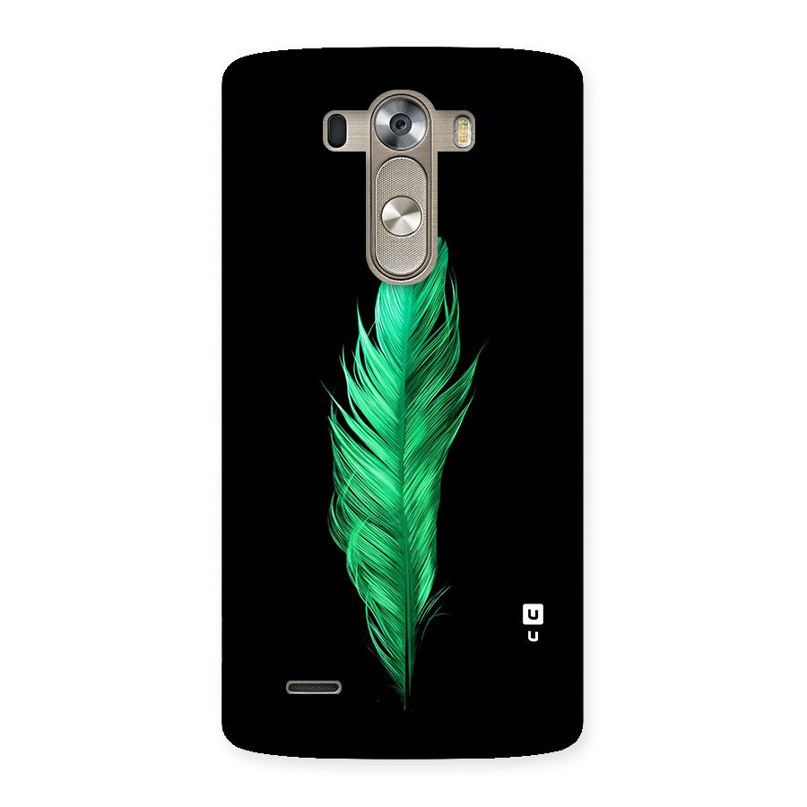 Beautiful Green Feather Back Case for LG G3
