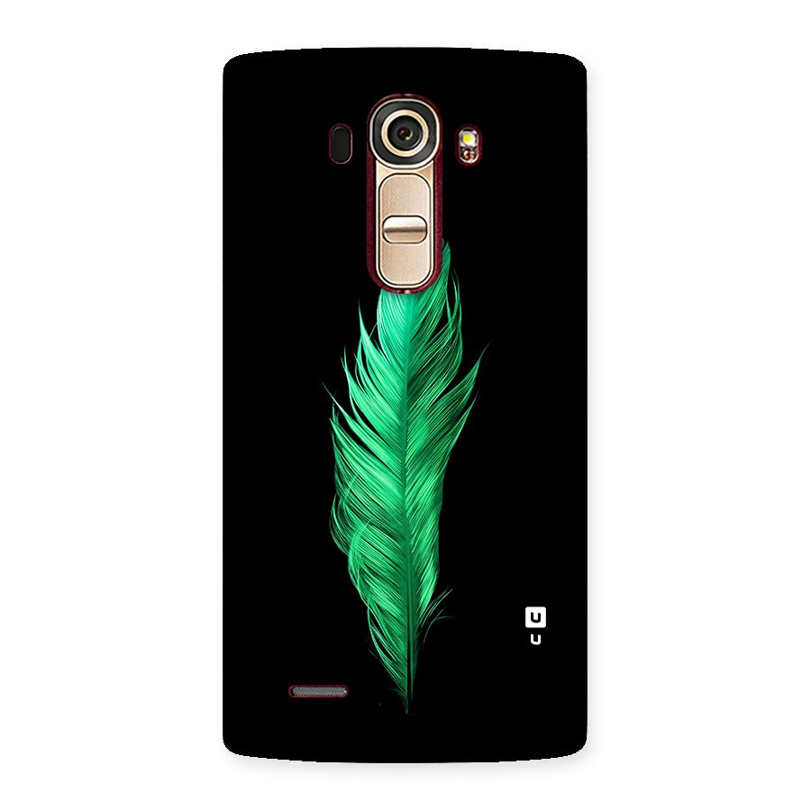 Beautiful Green Feather Back Case for LG G4