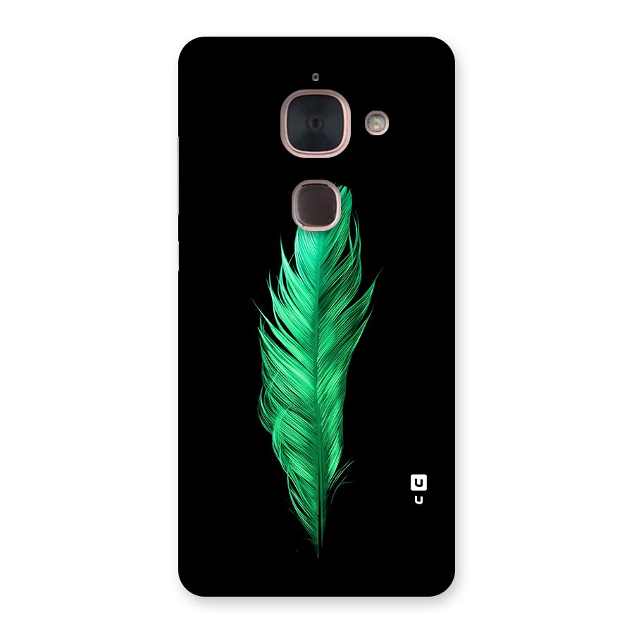 Beautiful Green Feather Back Case for Le Max 2