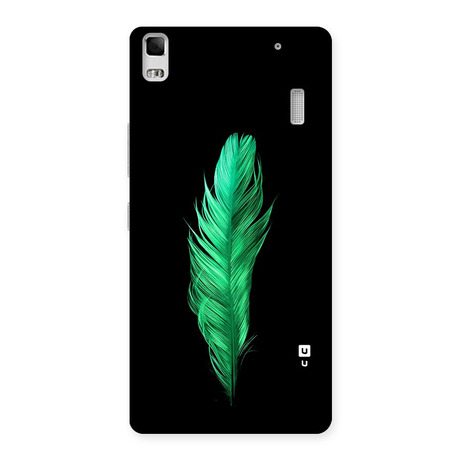 Beautiful Green Feather Back Case for Lenovo A7000