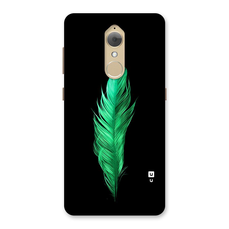 Beautiful Green Feather Back Case for Lenovo K8
