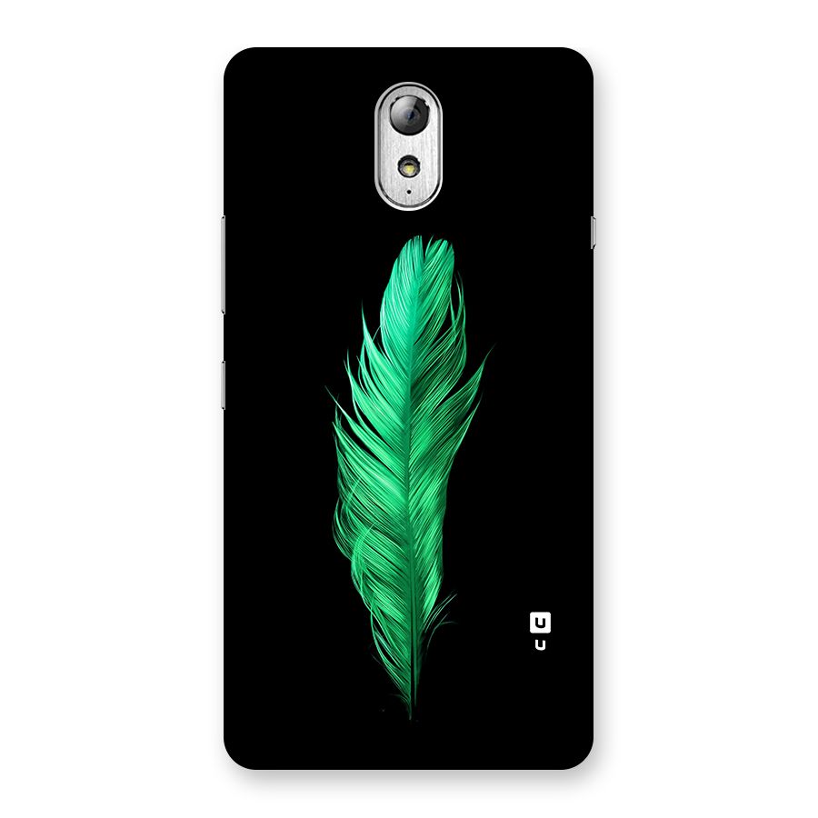 Beautiful Green Feather Back Case for Lenovo Vibe P1M