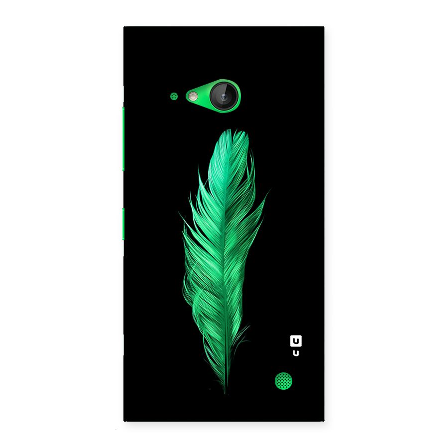Beautiful Green Feather Back Case for Lumia 730