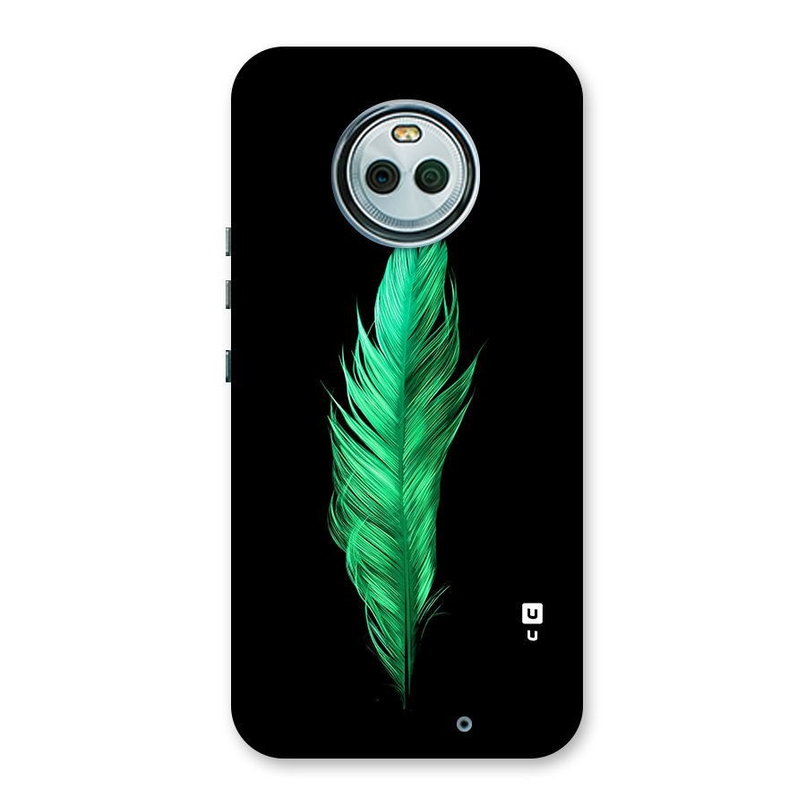 Beautiful Green Feather Back Case for Moto X4