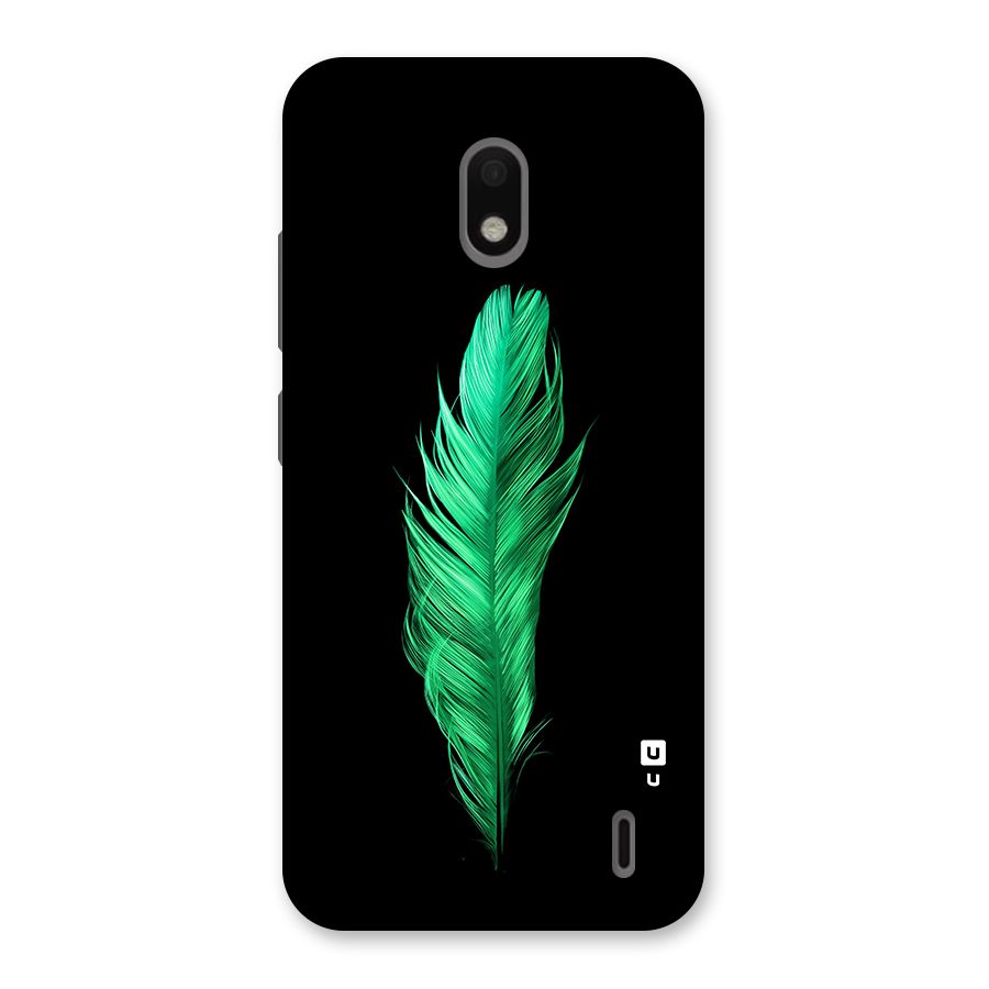 Beautiful Green Feather Back Case for Nokia 2.2