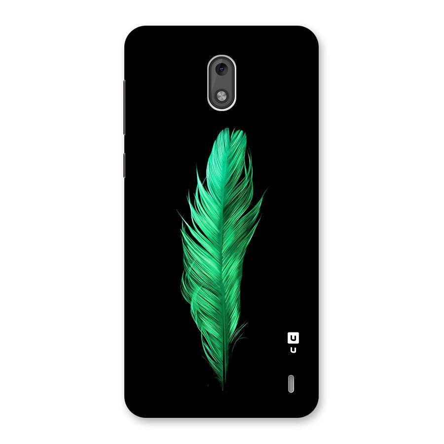 Beautiful Green Feather Back Case for Nokia 2
