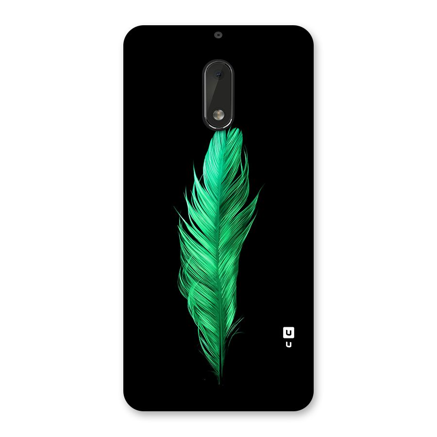 Beautiful Green Feather Back Case for Nokia 6