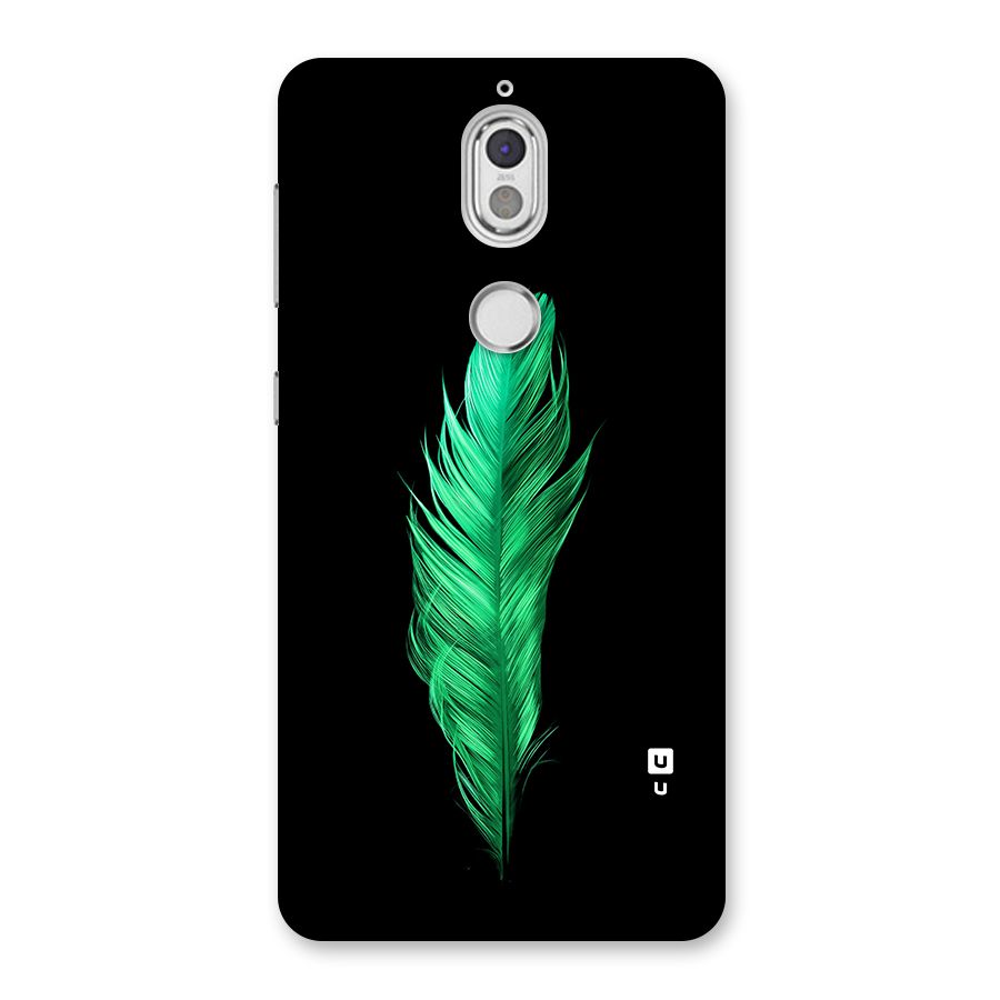 Beautiful Green Feather Back Case for Nokia 7