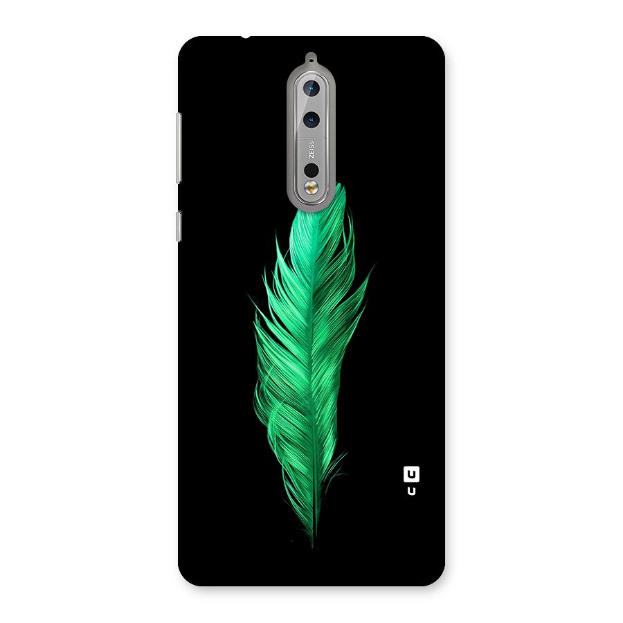 Beautiful Green Feather Back Case for Nokia 8