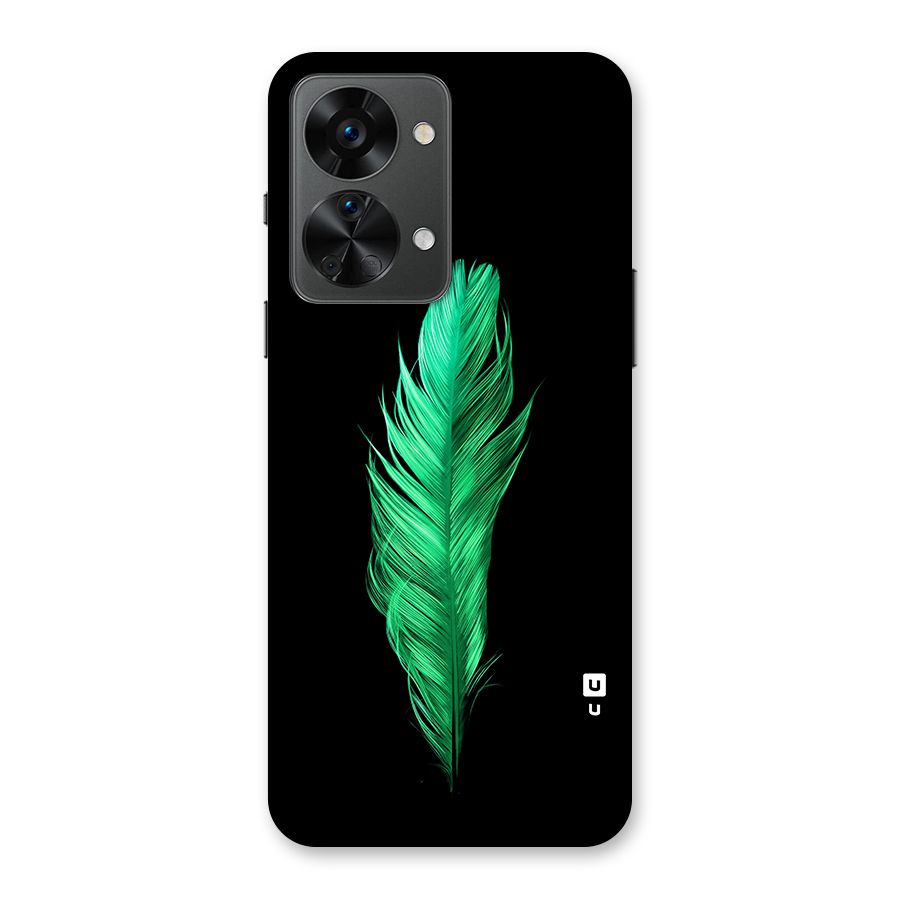 Beautiful Green Feather Back Case for OnePlus Nord 2T