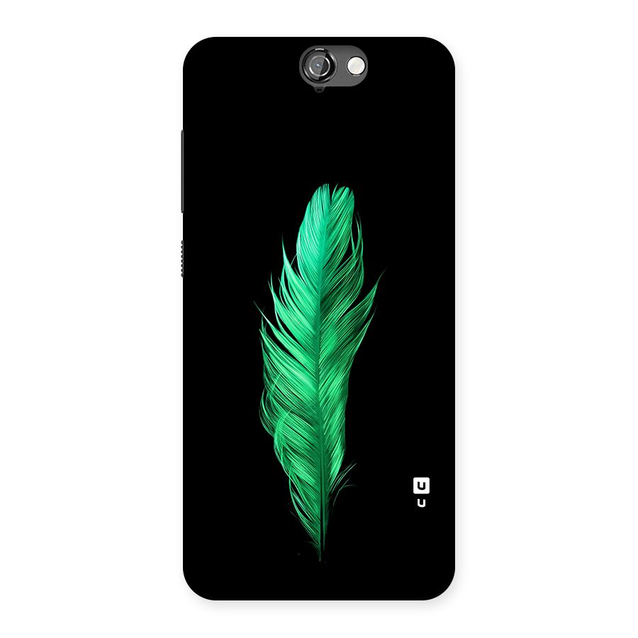 Beautiful Green Feather Back Case for One A9