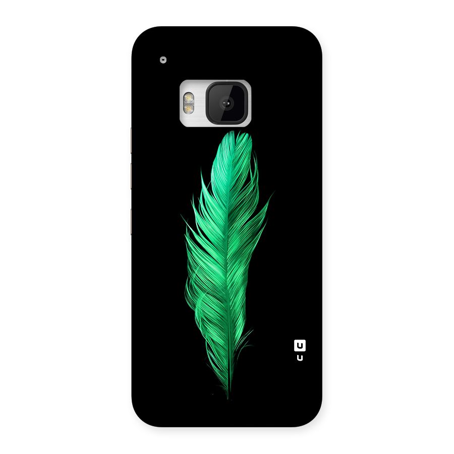 Beautiful Green Feather Back Case for One M9