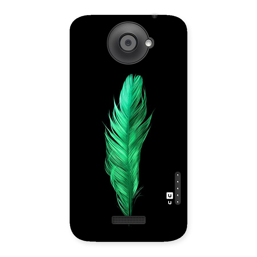 Beautiful Green Feather Back Case for One X