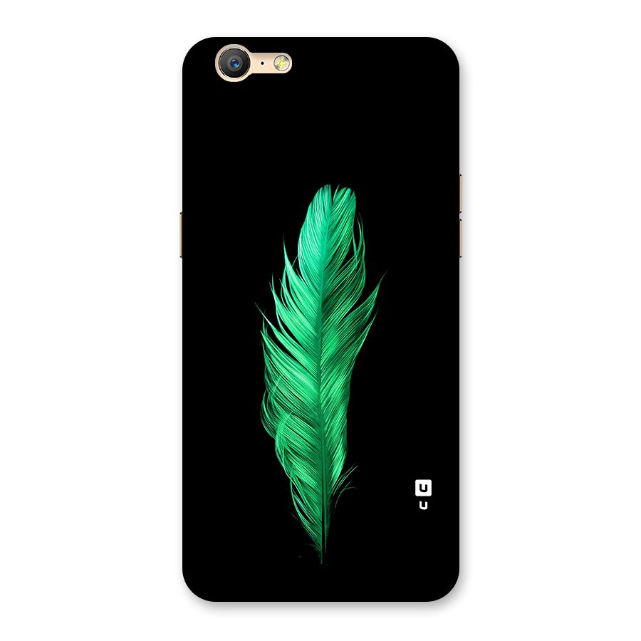 Beautiful Green Feather Back Case for Oppo A39
