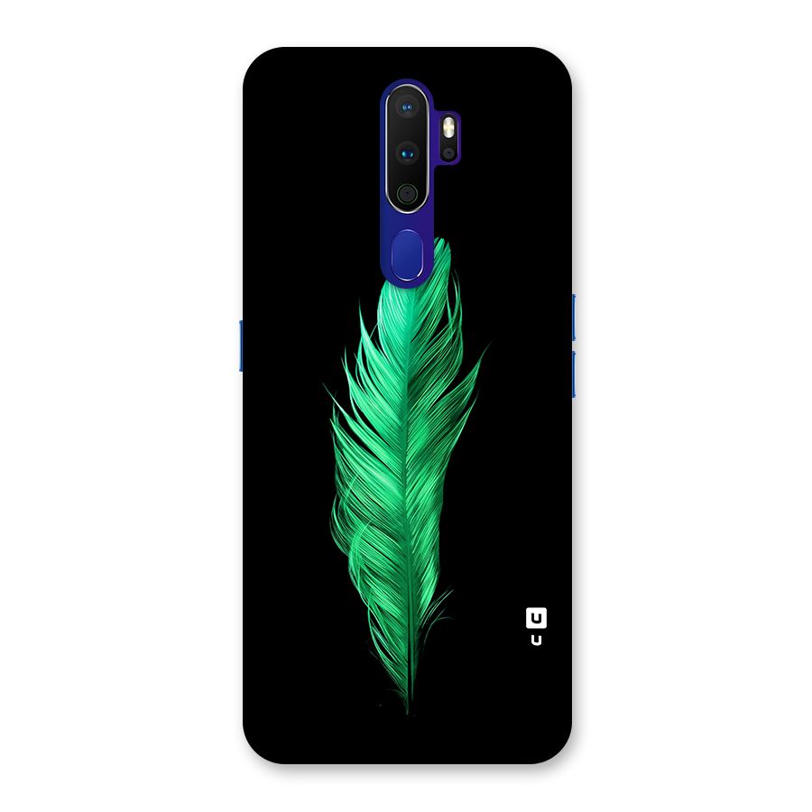 Beautiful Green Feather Back Case for Oppo A9 (2020)