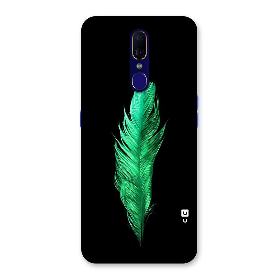 Beautiful Green Feather Back Case for Oppo F11