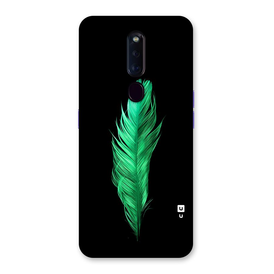Beautiful Green Feather Back Case for Oppo F11 Pro