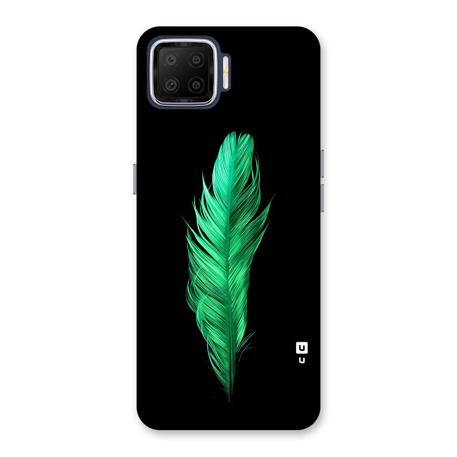 Beautiful Green Feather Back Case for Oppo F17