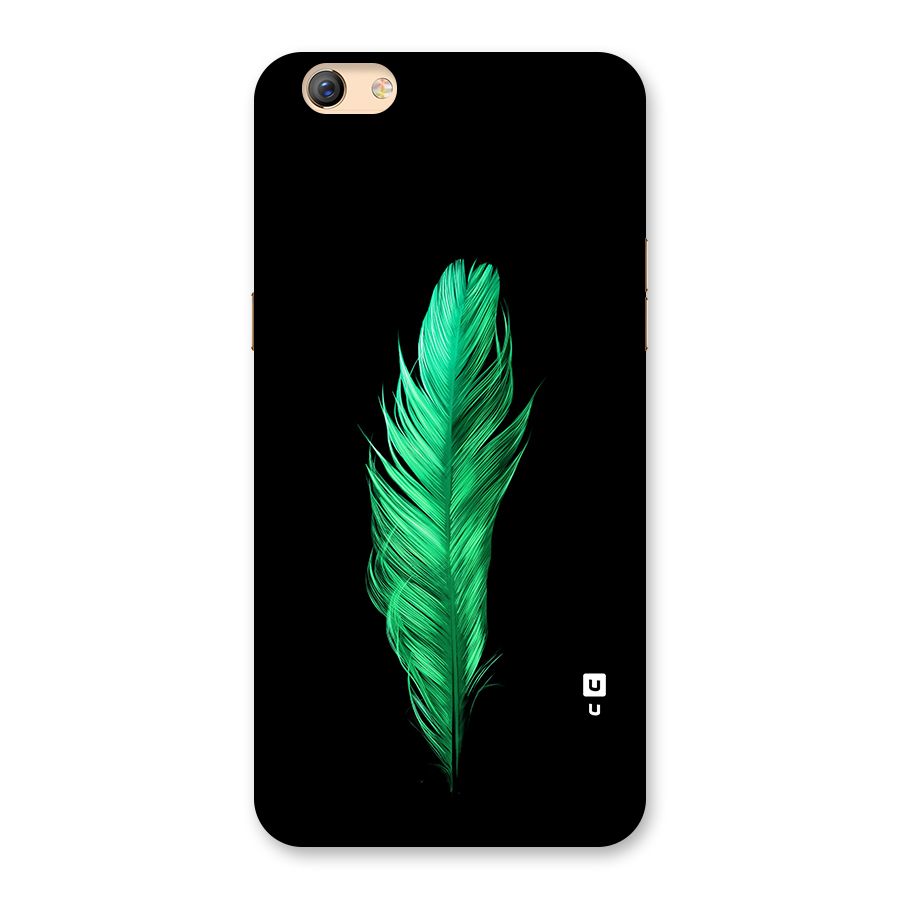 Beautiful Green Feather Back Case for Oppo F3 Plus