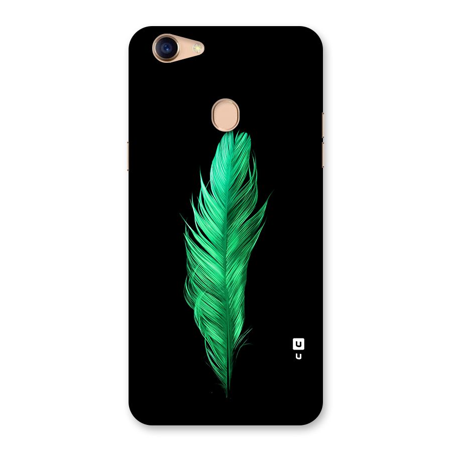 Beautiful Green Feather Back Case for Oppo F5 Youth