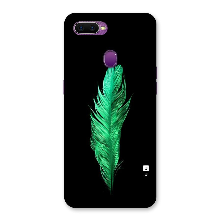 Beautiful Green Feather Back Case for Oppo F9