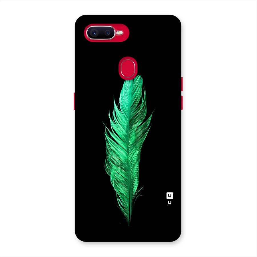 Beautiful Green Feather Back Case for Oppo F9 Pro