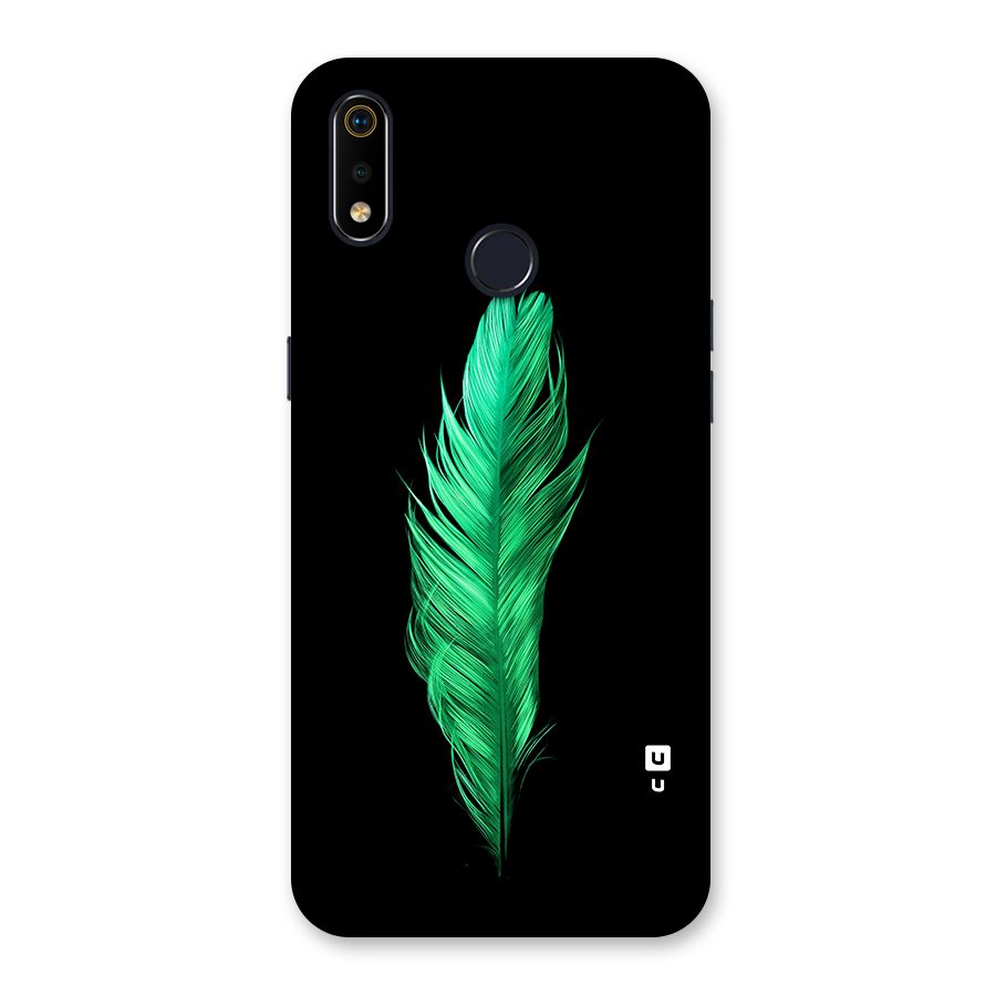 Beautiful Green Feather Back Case for Realme 3i