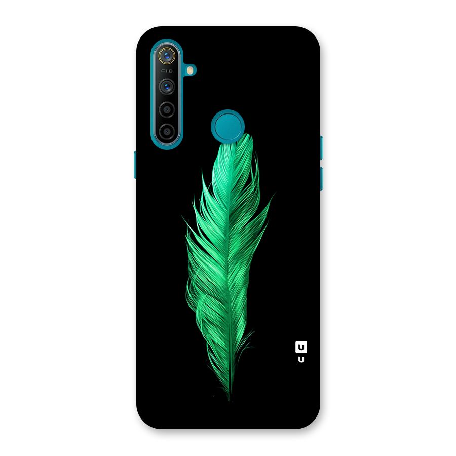 Beautiful Green Feather Back Case for Realme 5i