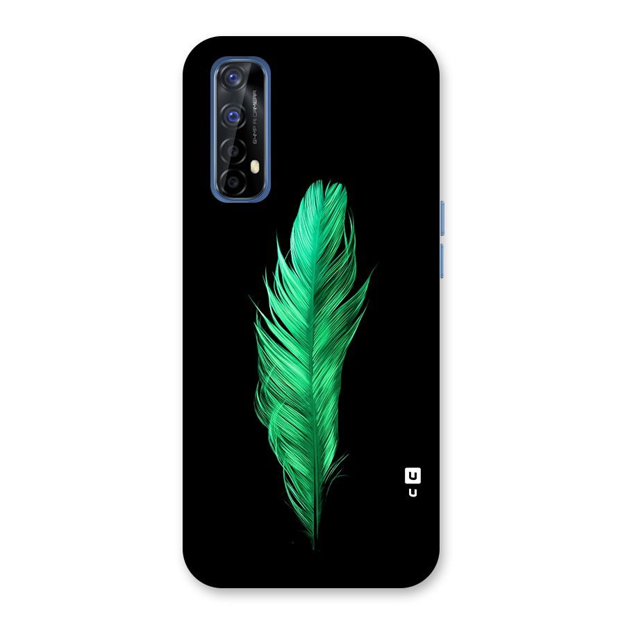 Beautiful Green Feather Back Case for Realme 7