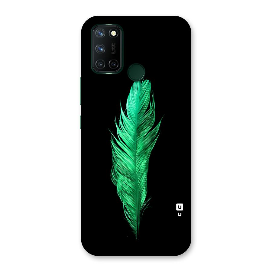 Beautiful Green Feather Back Case for Realme 7i