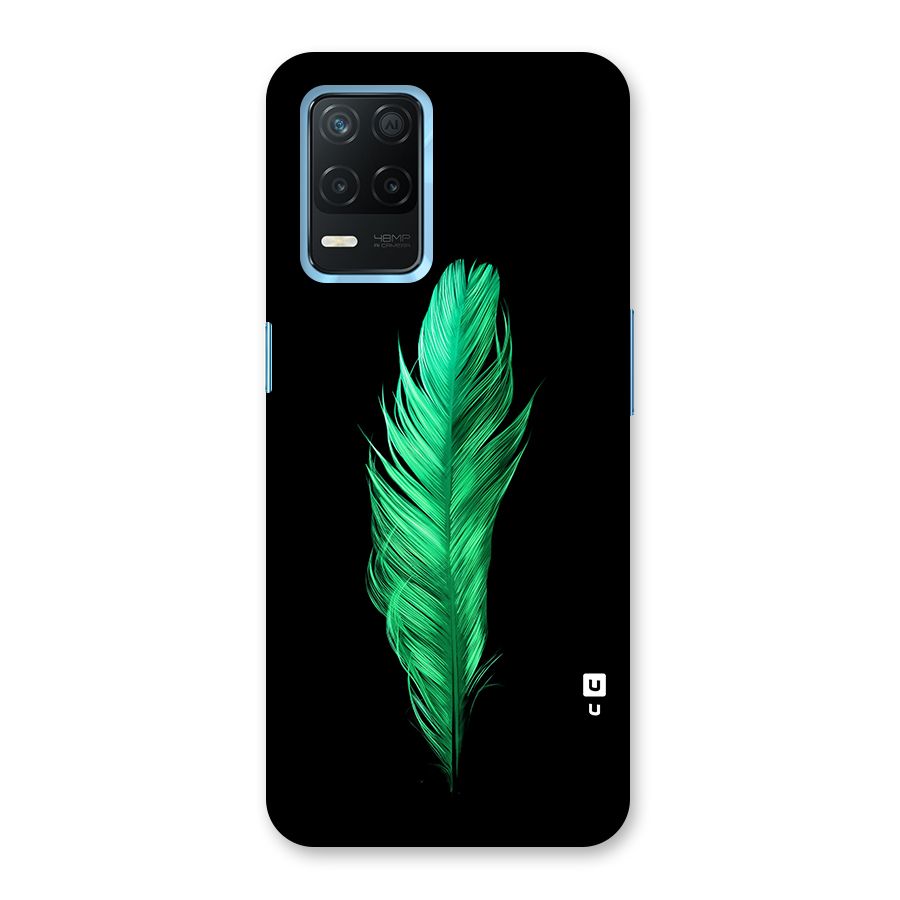 Beautiful Green Feather Back Case for Realme 8s 5G
