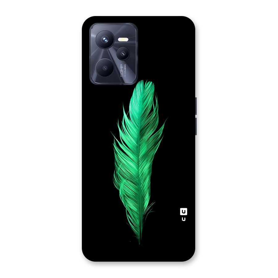 Beautiful Green Feather Back Case for Realme C35