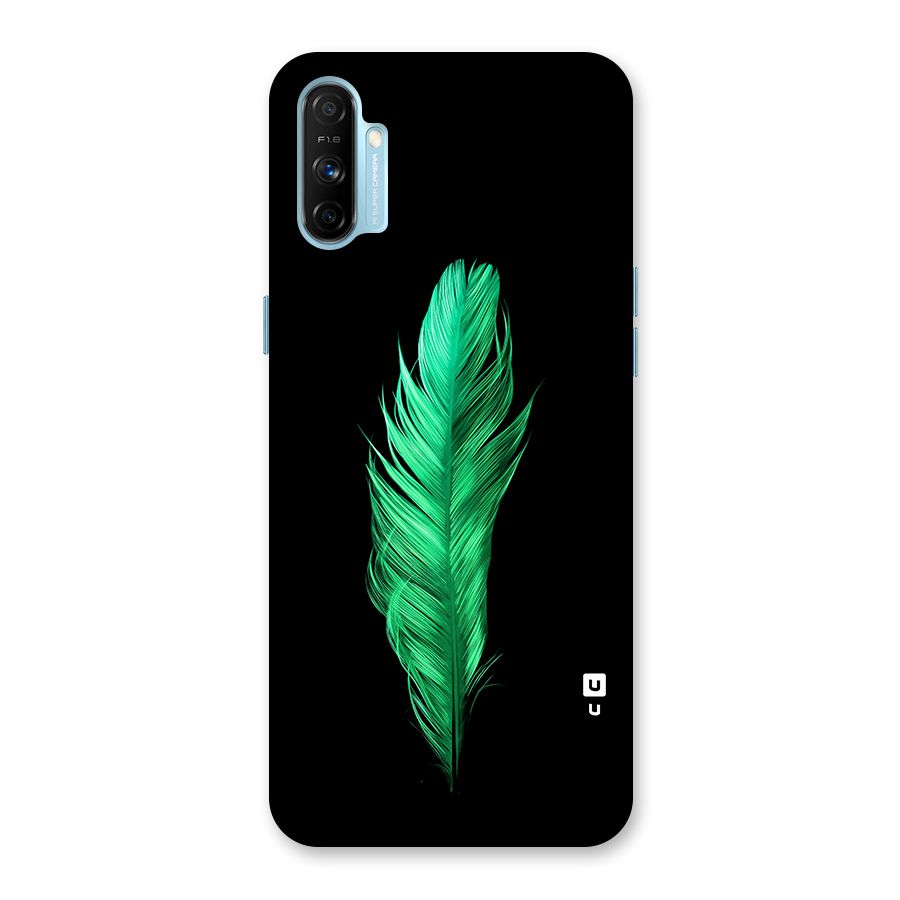 Beautiful Green Feather Back Case for Realme Narzo 20A