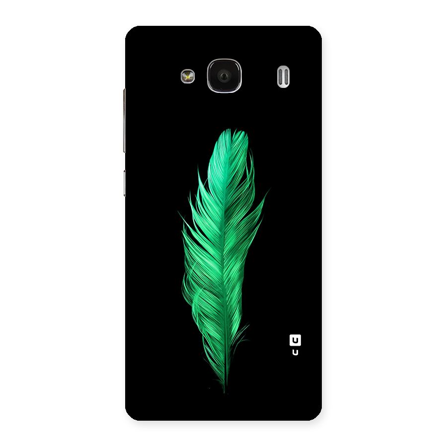 Beautiful Green Feather Back Case for Redmi 2s