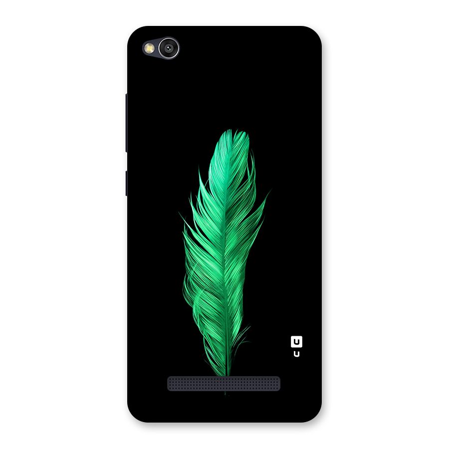 Beautiful Green Feather Back Case for Redmi 4A