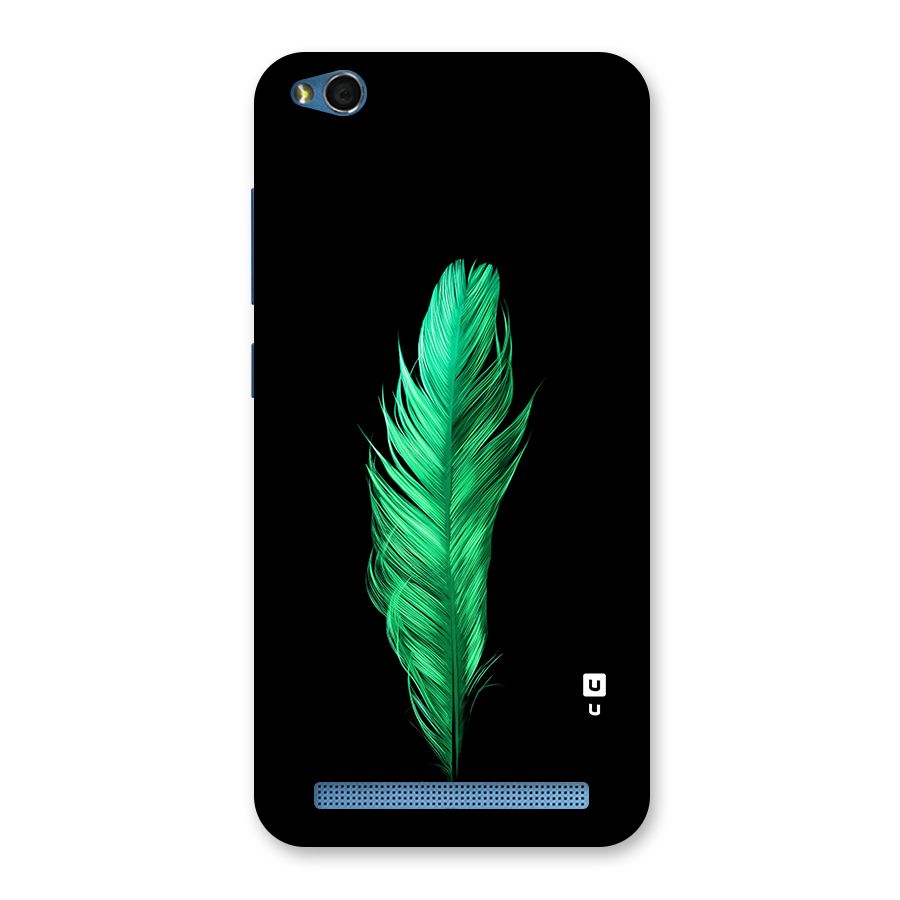 Beautiful Green Feather Back Case for Redmi 5A