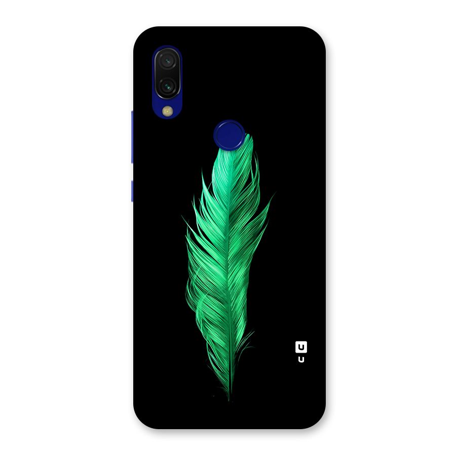 Beautiful Green Feather Back Case for Redmi 7