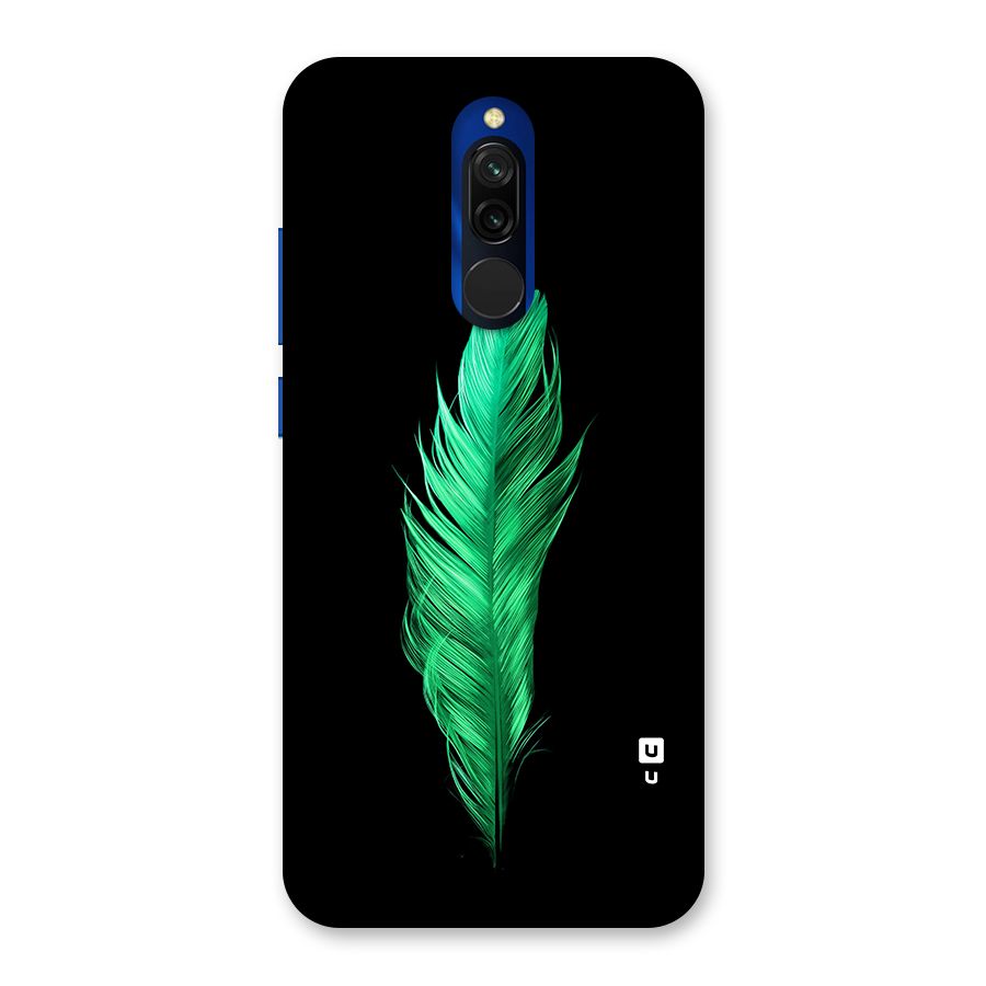 Beautiful Green Feather Back Case for Redmi 8