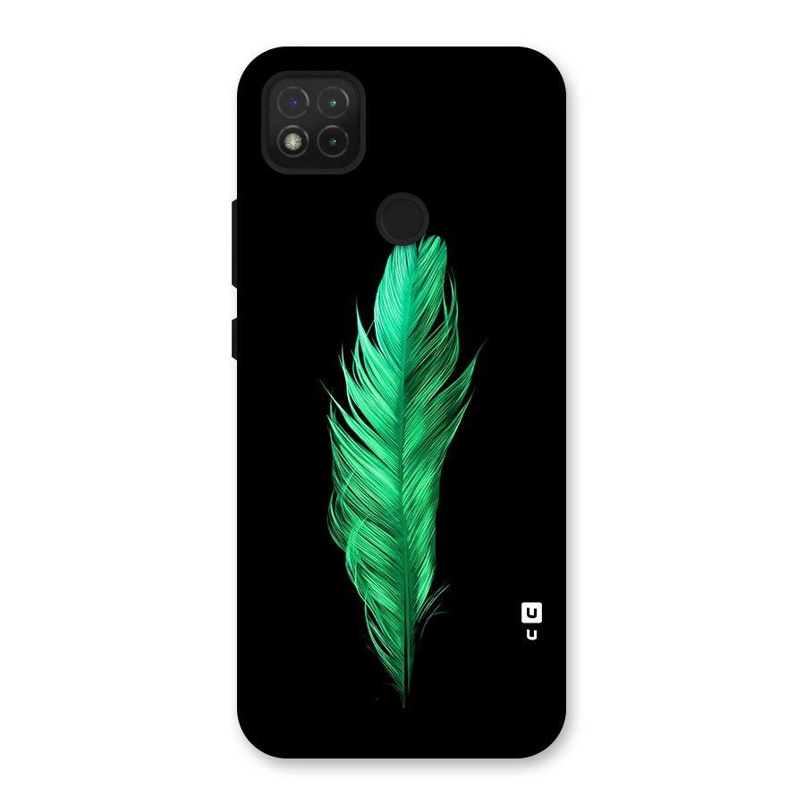 Beautiful Green Feather Back Case for Redmi 9 Activ