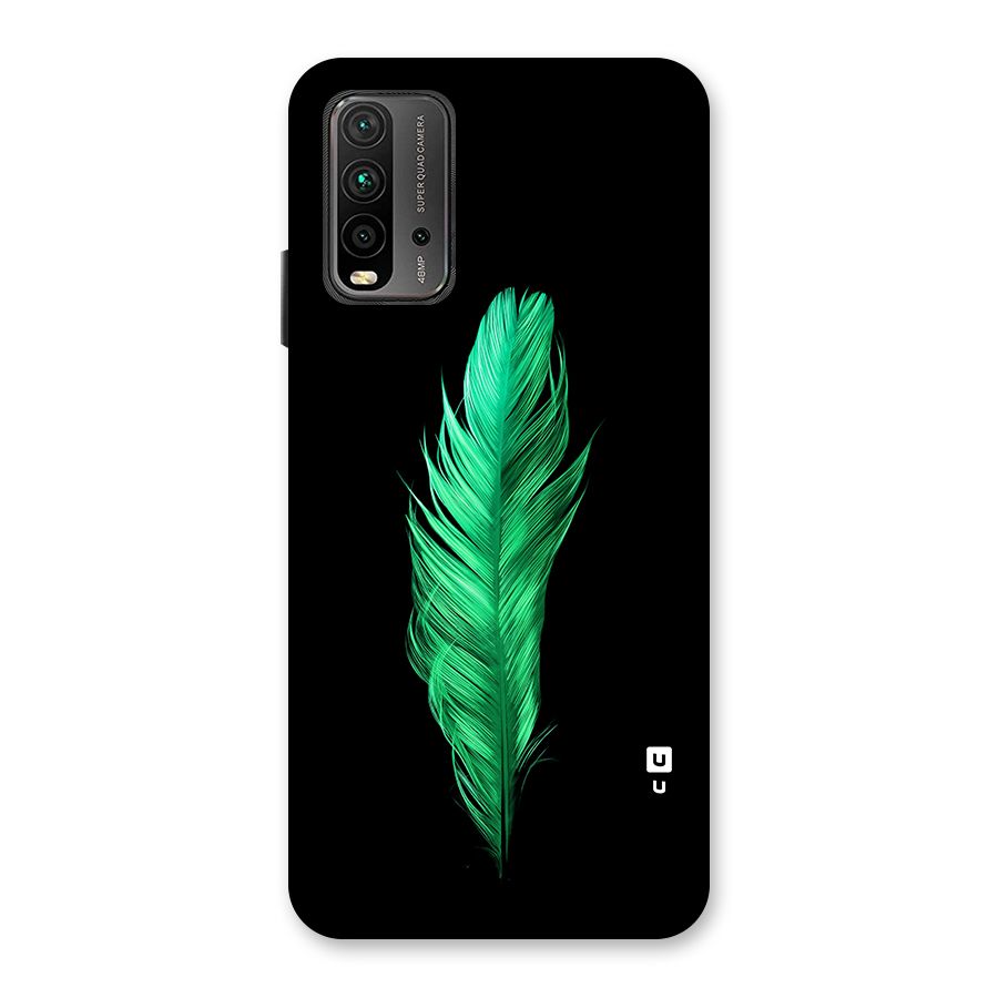 Beautiful Green Feather Back Case for Redmi 9 Power