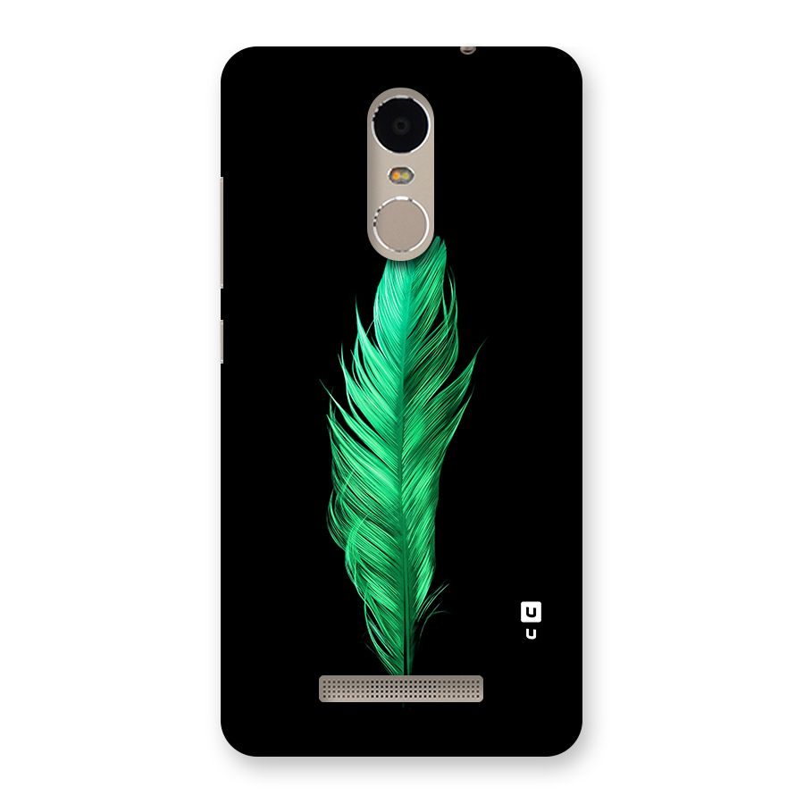 Beautiful Green Feather Back Case for Redmi Note 3