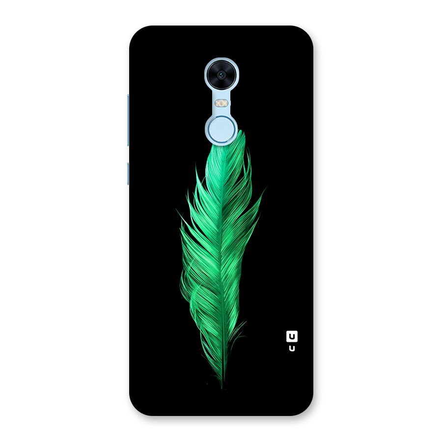 Beautiful Green Feather Back Case for Redmi Note 5