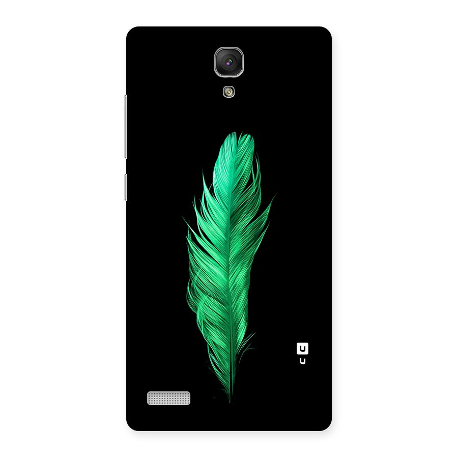 Beautiful Green Feather Back Case for Redmi Note Prime