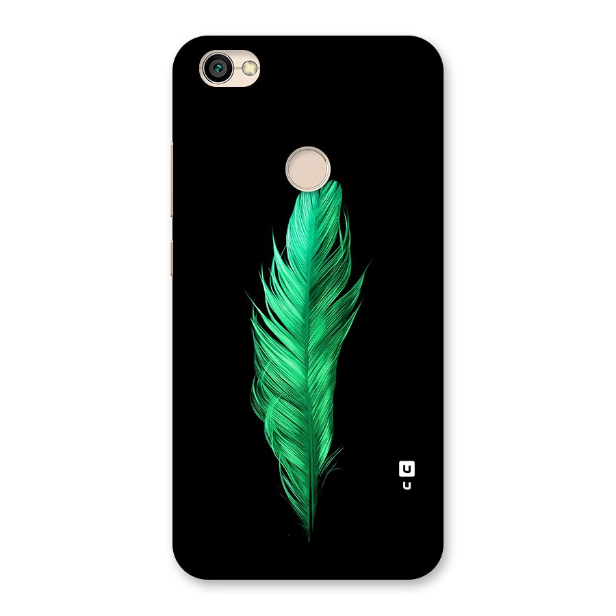 Beautiful Green Feather Back Case for Redmi Y1 2017