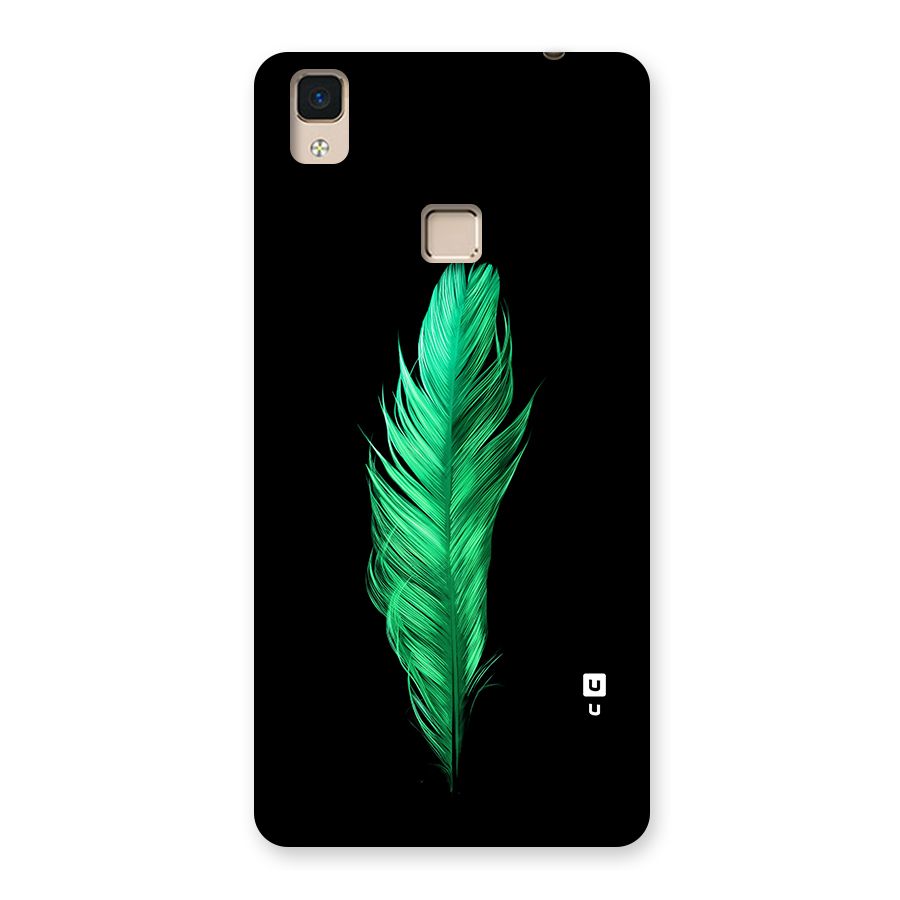 Beautiful Green Feather Back Case for V3 Max